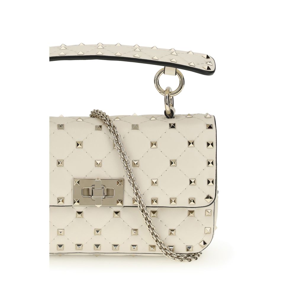 Valentino Garavani Beige Lamb Ovis Aries Aries Handbag - Image 4