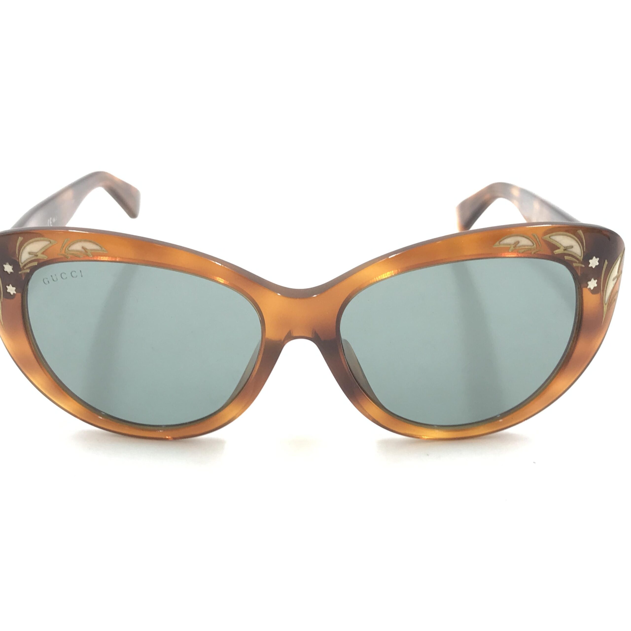 Gucci Cat Eye Sunglasses With Tortoise Shell - Image 2