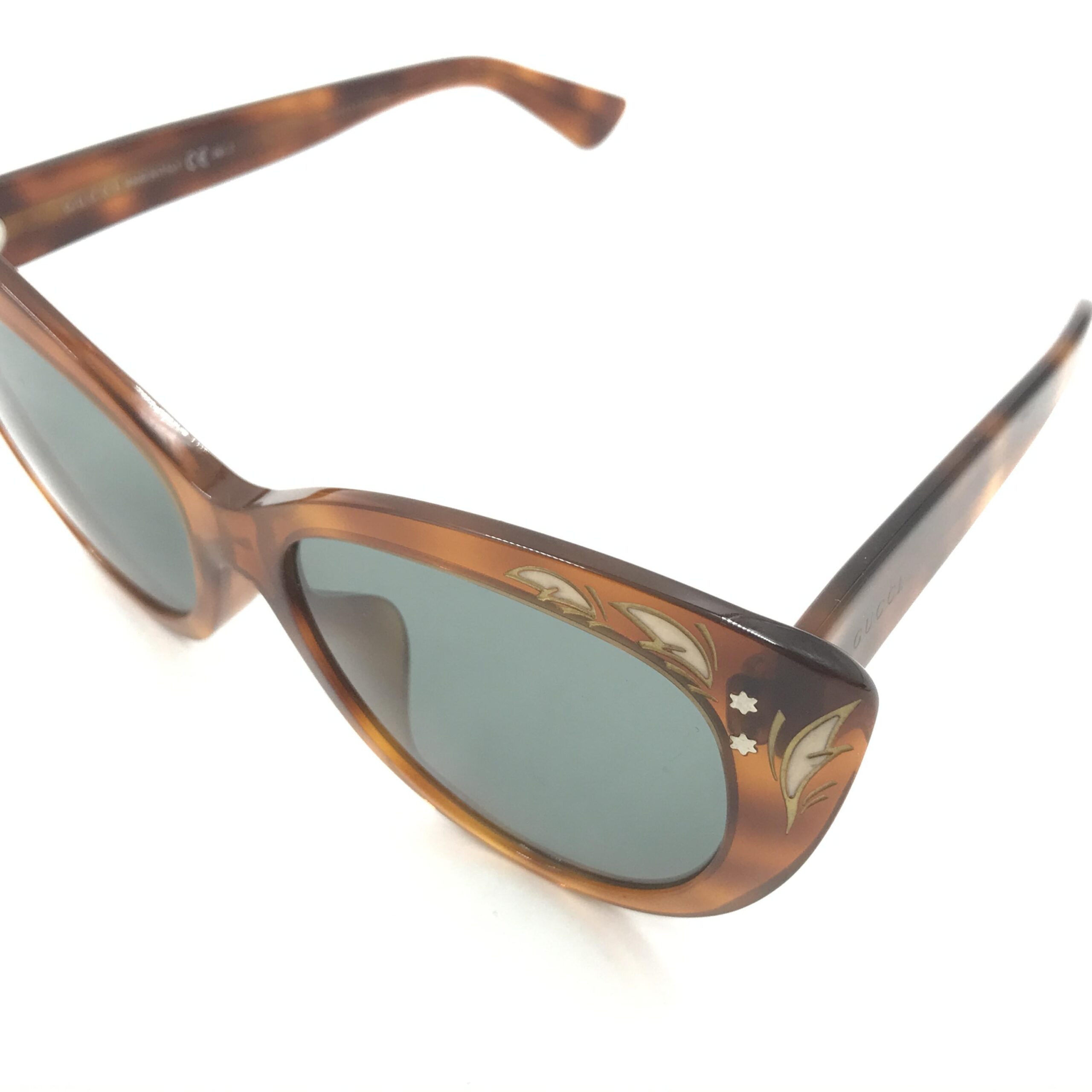 Gucci Cat Eye Sunglasses With Tortoise Shell - Image 4
