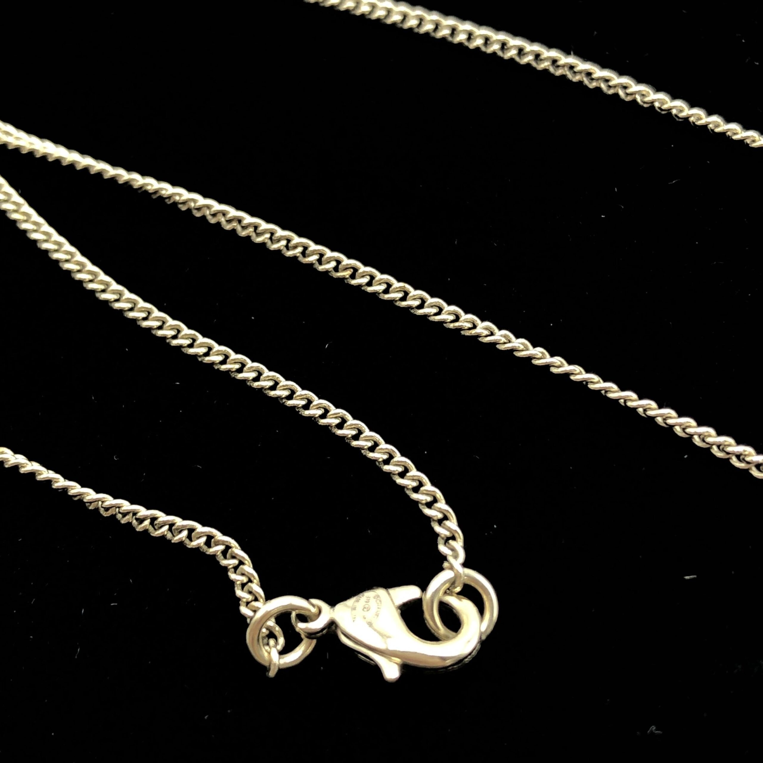 Chanel Gold Tone CC Circle Pendant Necklace - Image 7