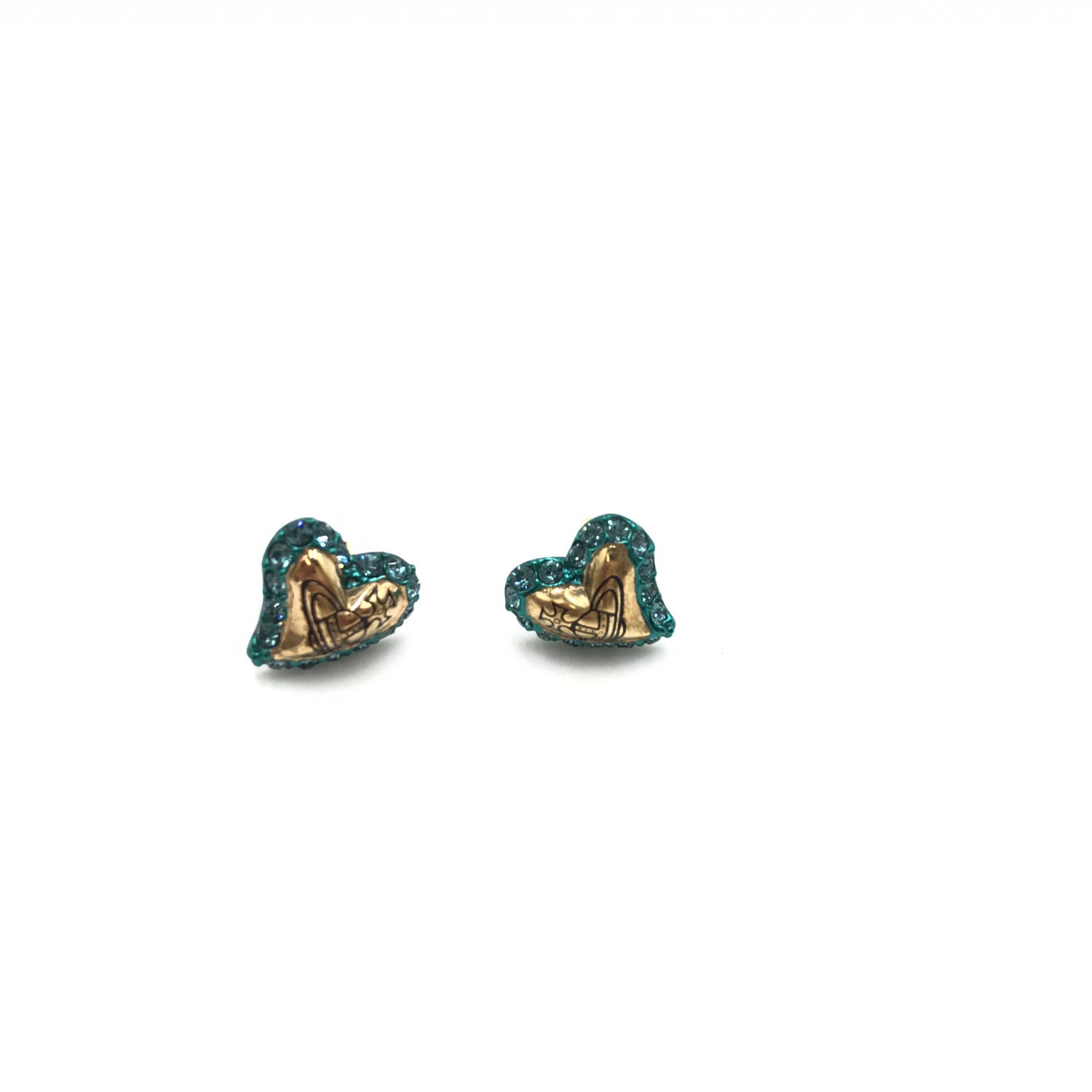 Vivienne Westwood Orb Heart Earrings - Image 2