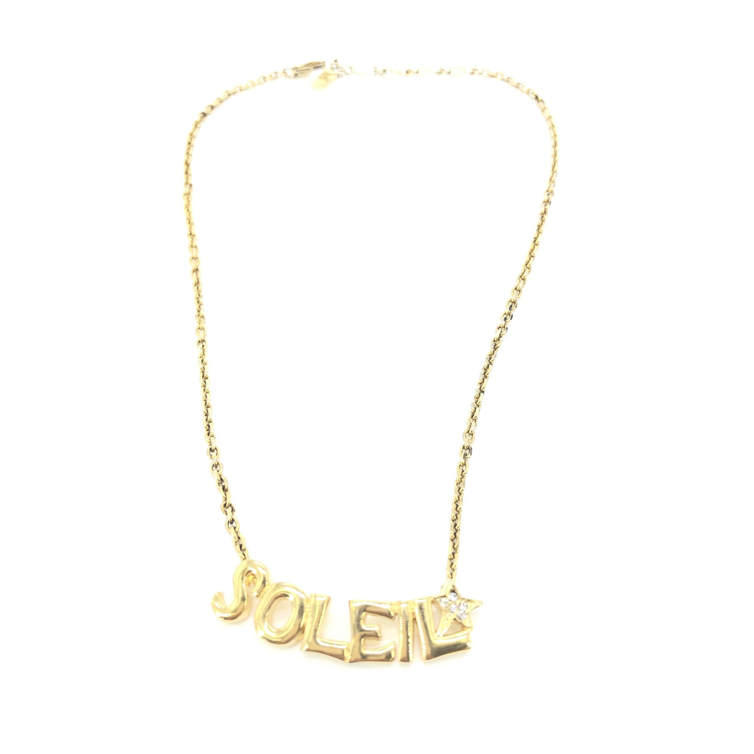 Saint Laurent Soleil Designer Statement Necklace - Image 4