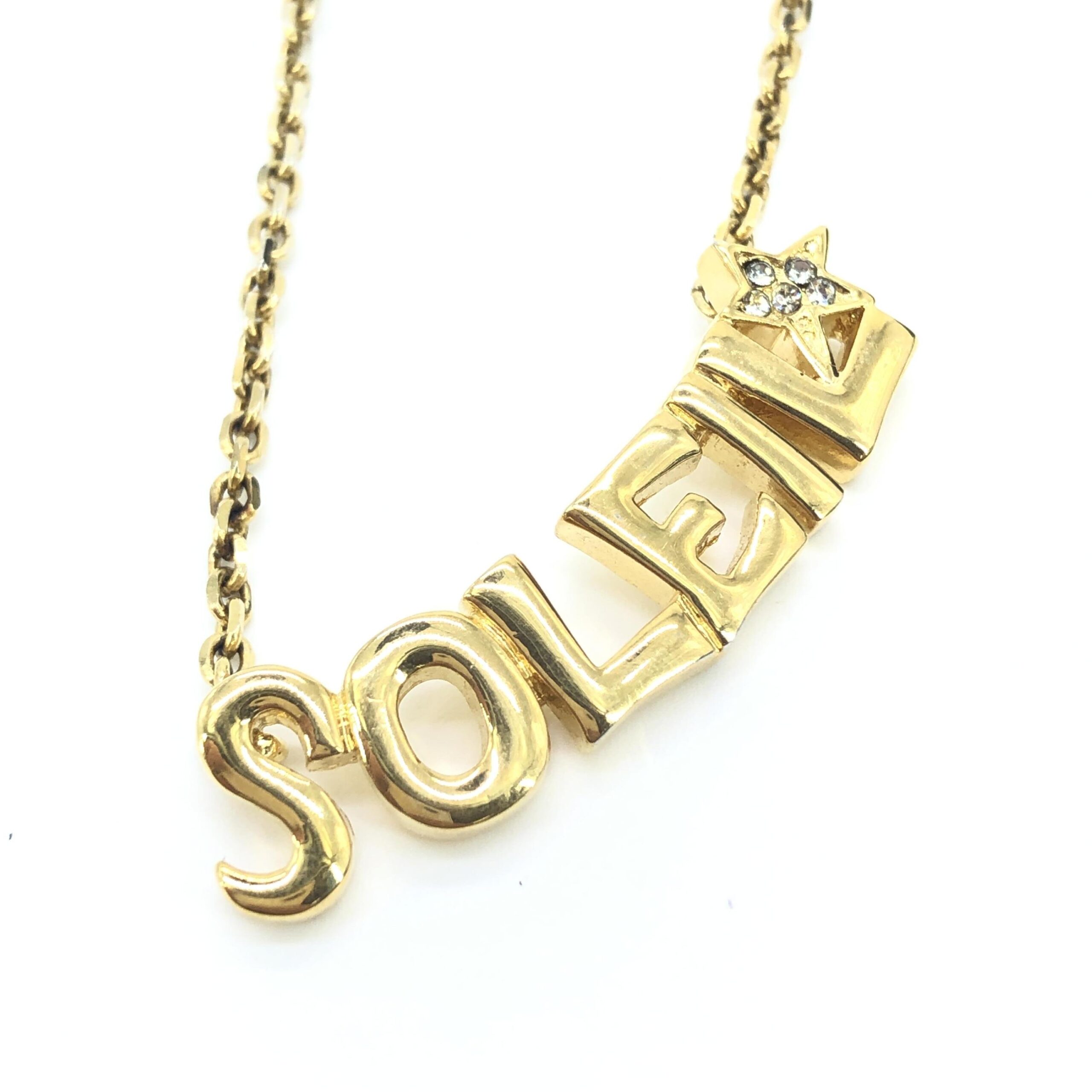 Saint Laurent Soleil Designer Statement Necklace - Image 5