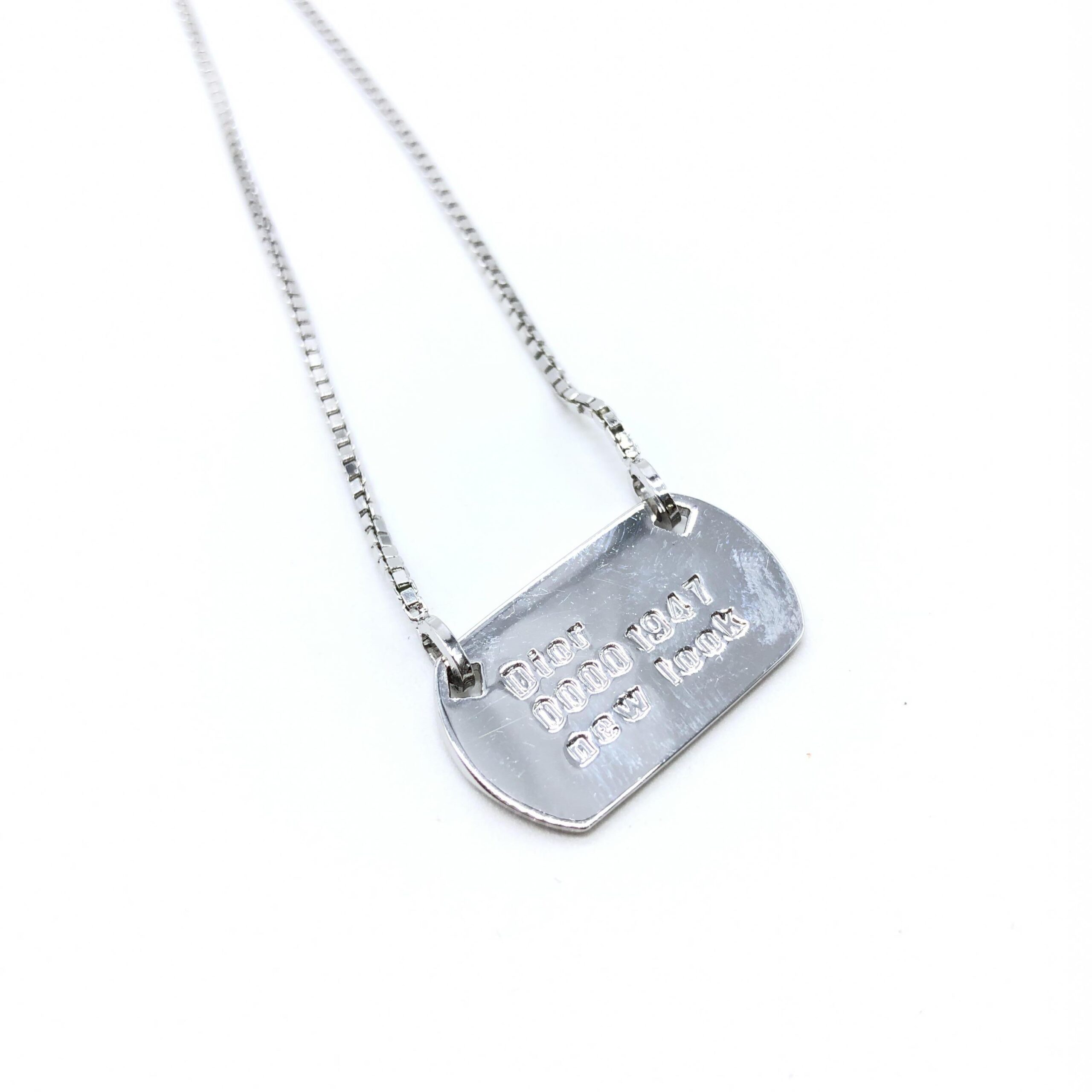 Christian Dior Dior 925 Sterling Silver Antique Art Deco Howard & Co. "Port" Necklace - Image 5
