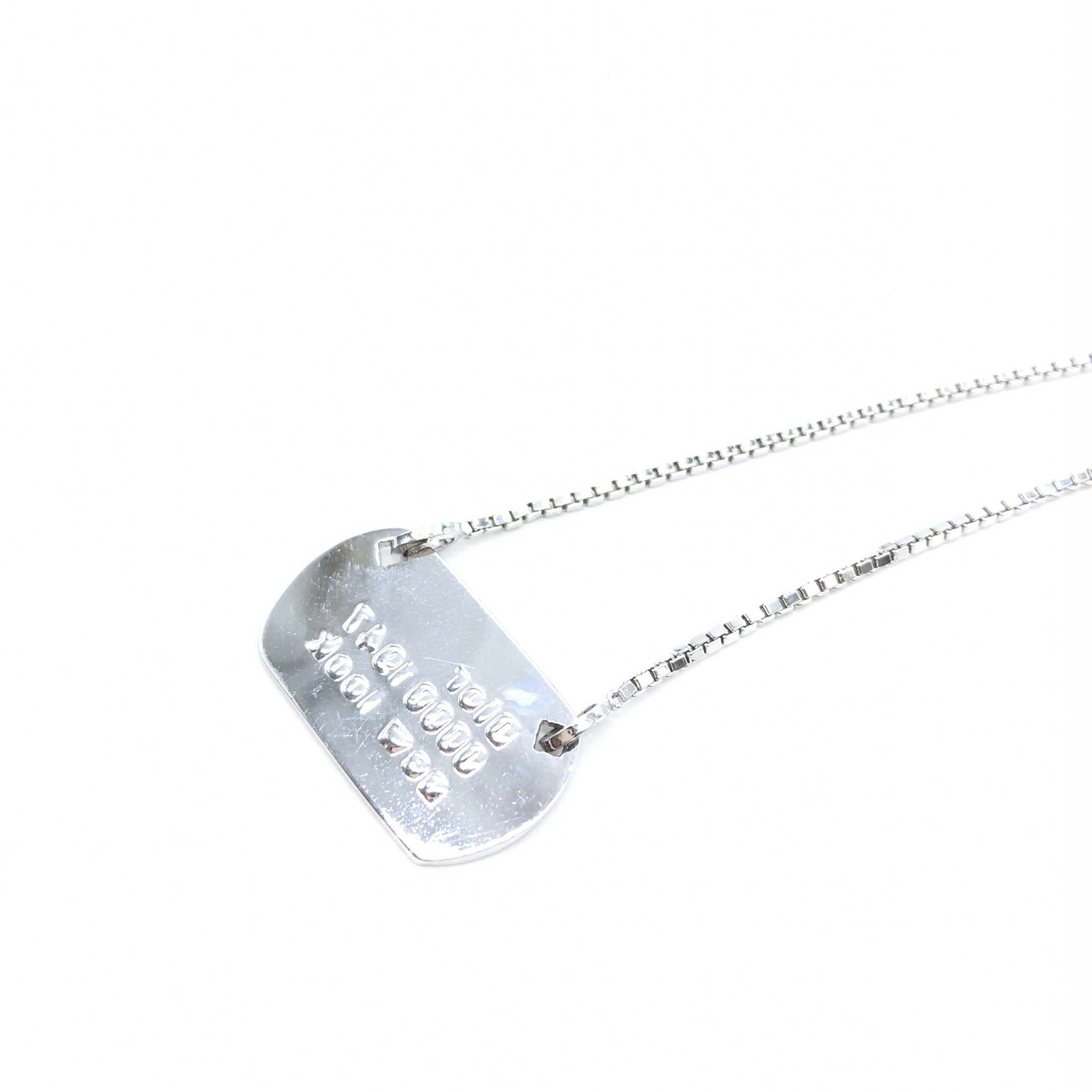 Christian Dior Dior 925 Sterling Silver Antique Art Deco Howard & Co. "Port" Necklace - Image 6