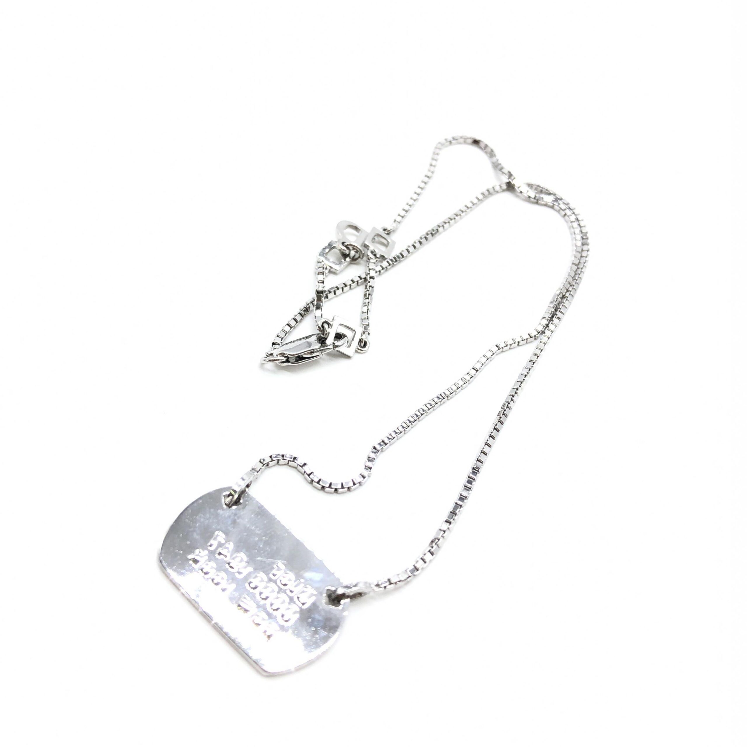 Christian Dior Dior 925 Sterling Silver Antique Art Deco Howard & Co. "Port" Necklace - Image 7