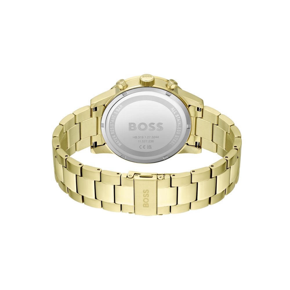 Hugo Boss Gold Stainless Steel Dress Watch - Image 2