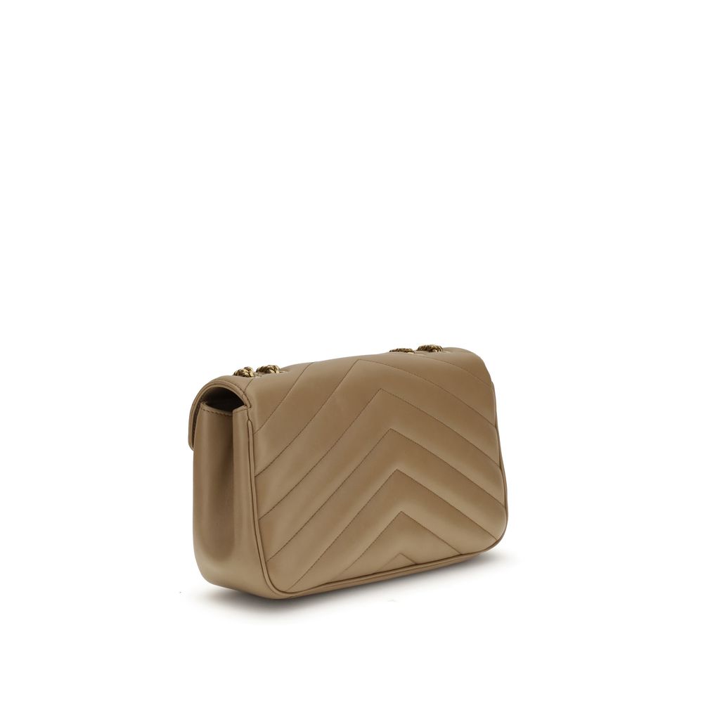 Saint Laurent Beige Calf Leather Bos Taurus Shoulder Bag - Image 3