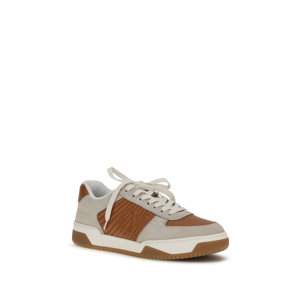 Valentino Garavani Multicolor Calf Leather Bos Taurus Athletic Sneakers - Image 2