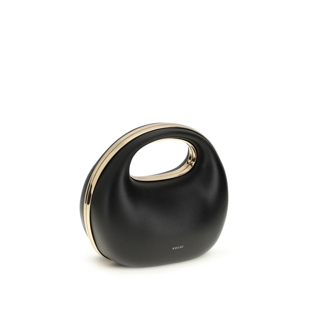 Sacai Black Calf Leather Bos Taurus Handbag - Image 2
