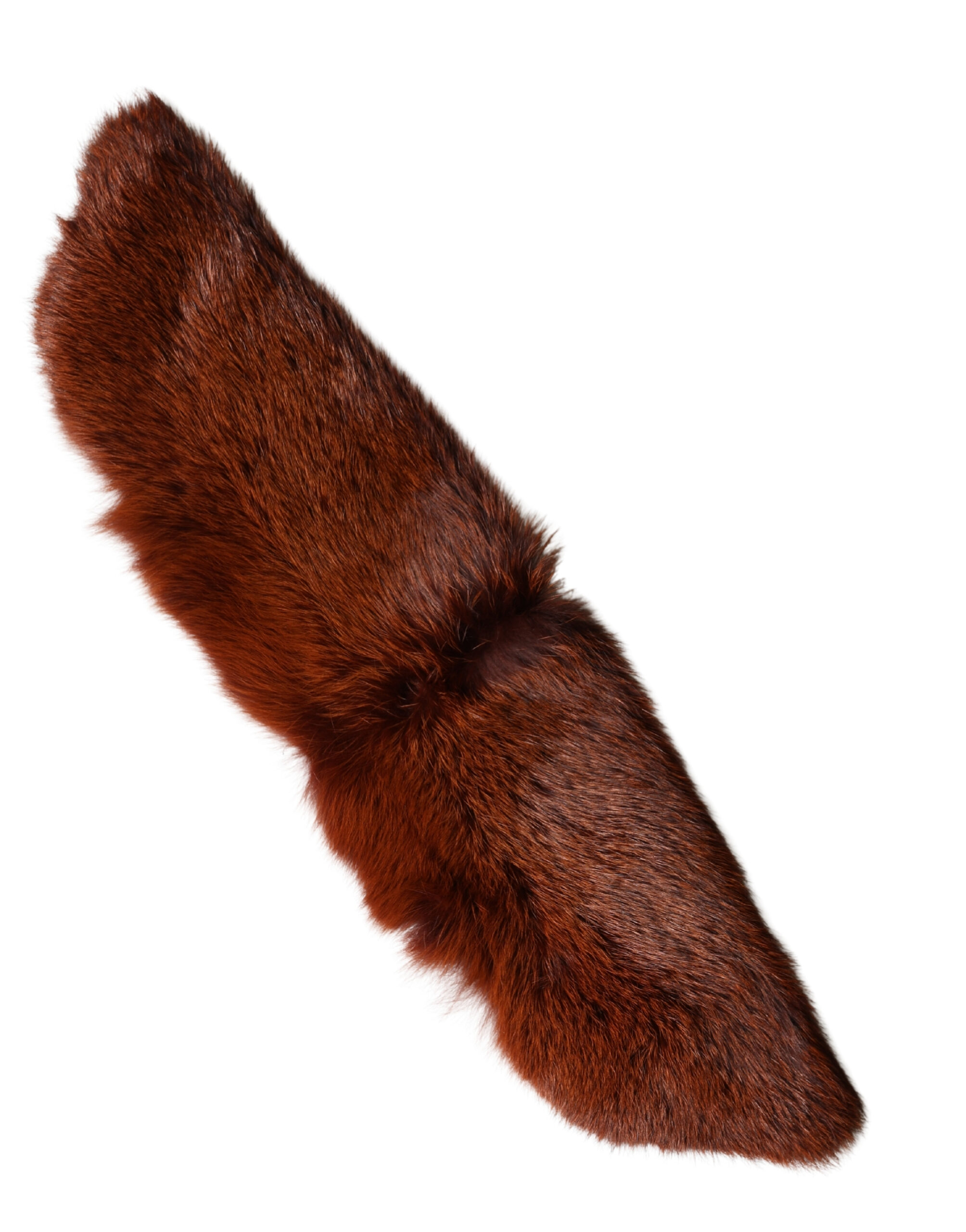 Dolce & Gabbana Brown Mink Fur Collar Women Neck Wrap 60cm x 14cm Scarf - Image 7