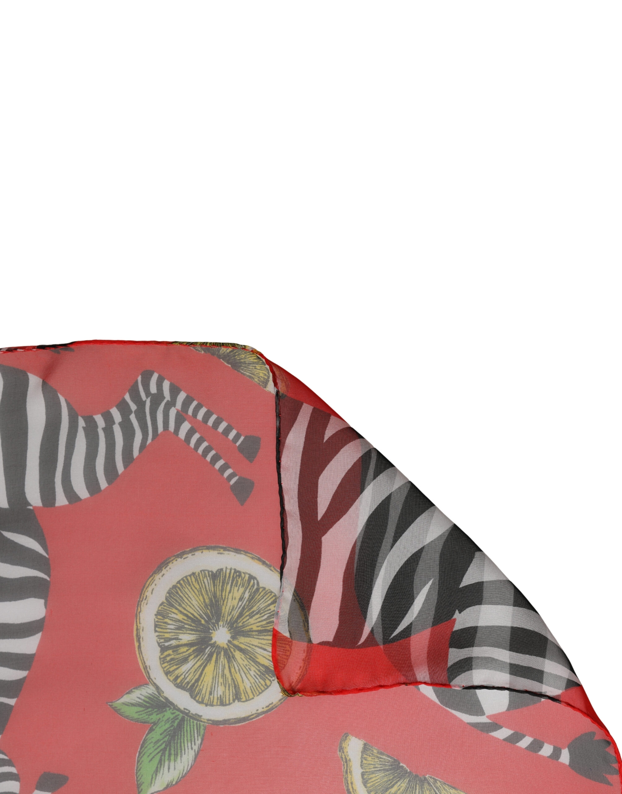 Dolce & Gabbana Red Zebra Print Silk Wrap Shawl Stole 200cm x 132cm Scarf - Image 4