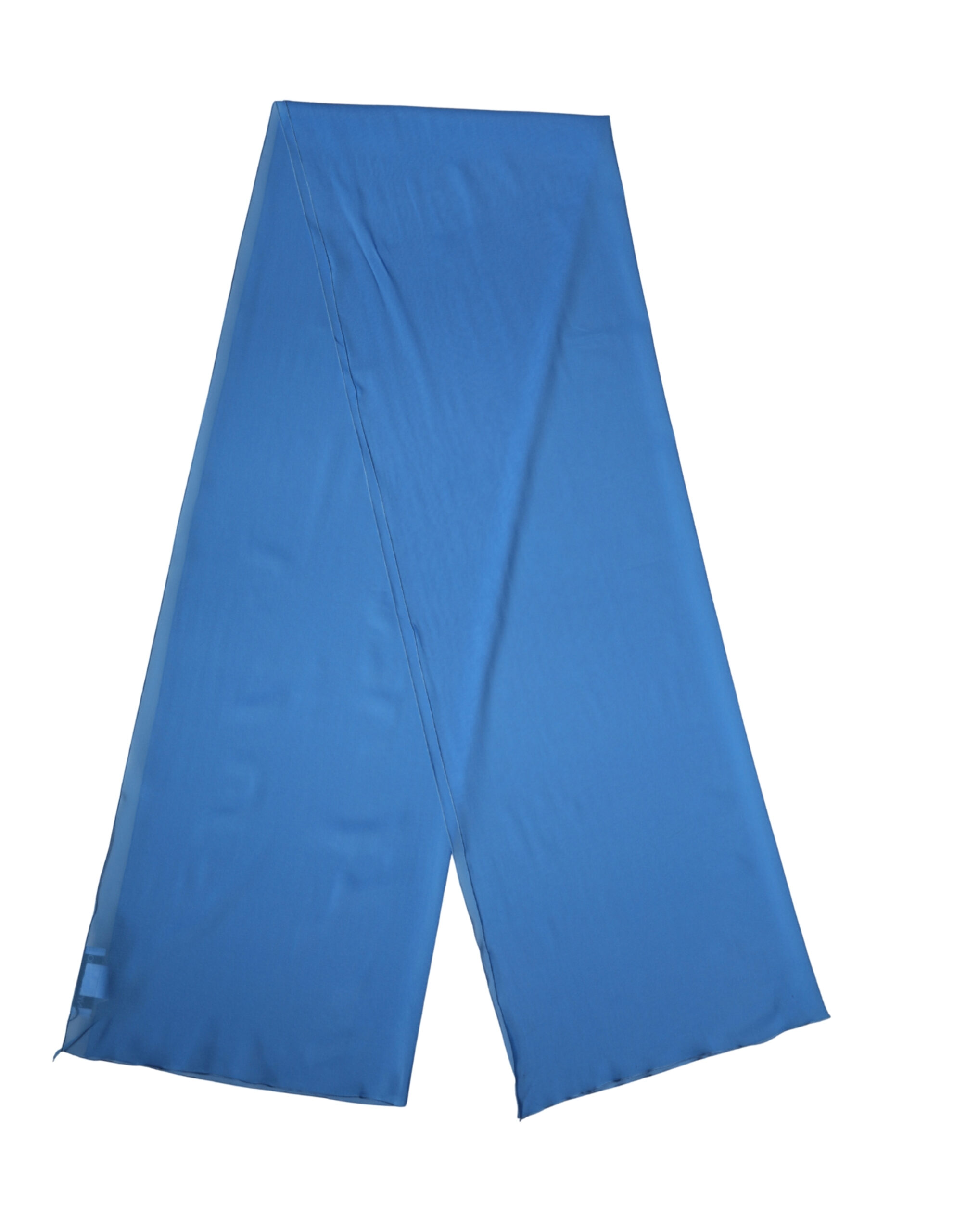 Dolce & Gabbana Blue Silk Neck Wrap Shawl Stole 200cm x 64cm Scarf - Image 2