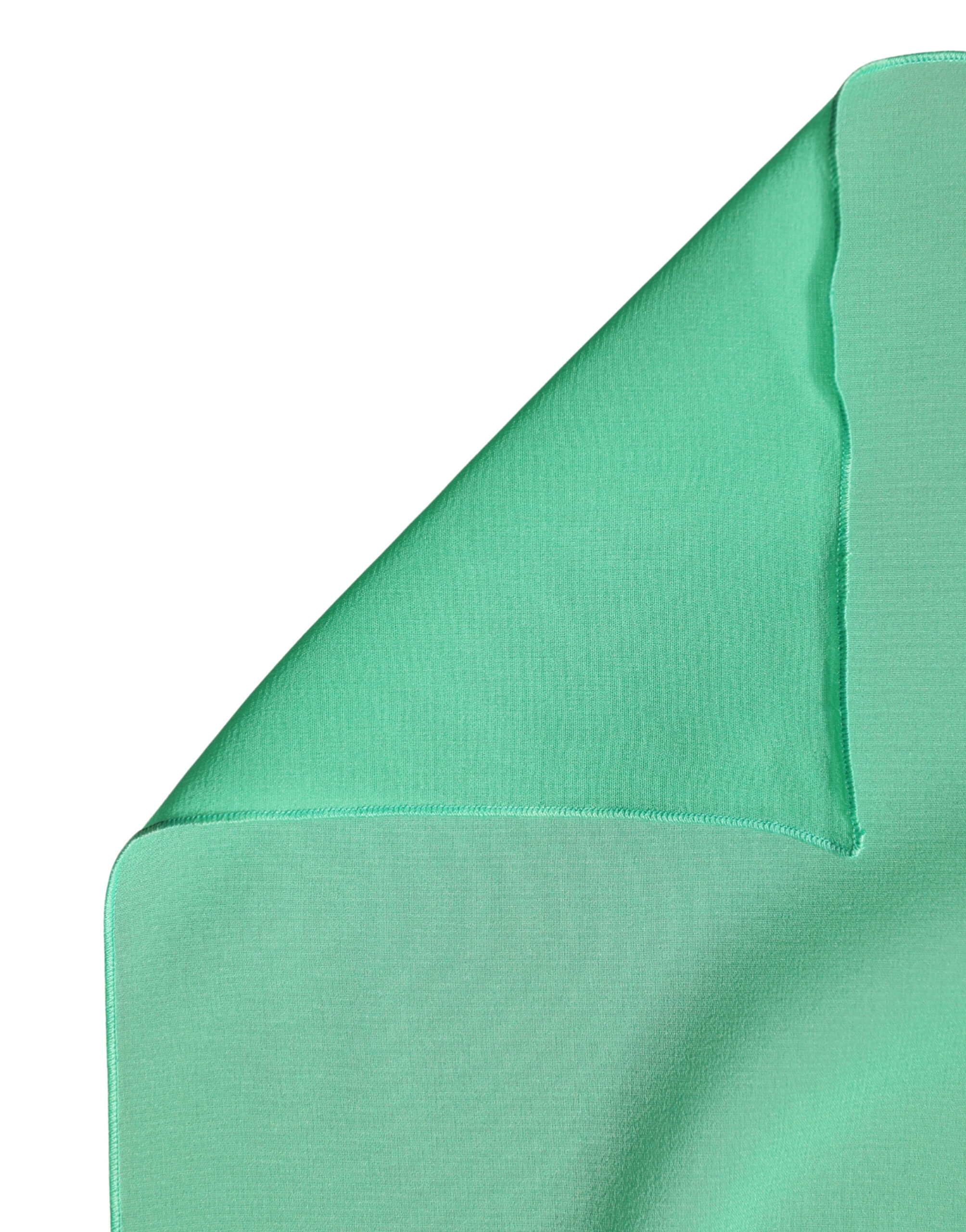 Dolce & Gabbana Green Silk Neck Wrap Shawl Stole 200cm x 64cm Scarf - Image 3