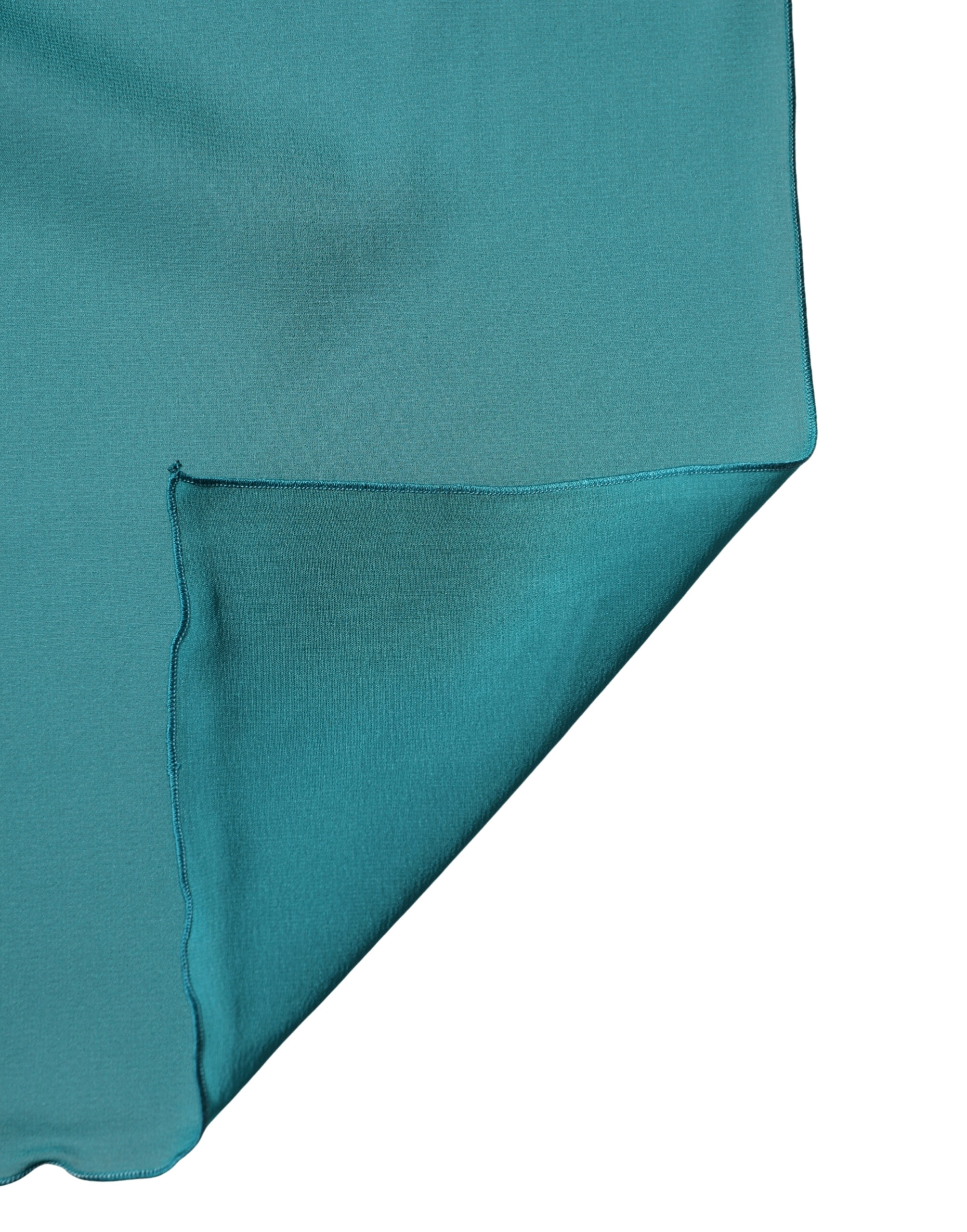Dolce & Gabbana Blue Green Silk Neck Wrap Shawl Stole 200cm x 64cm Scarf - Image 3