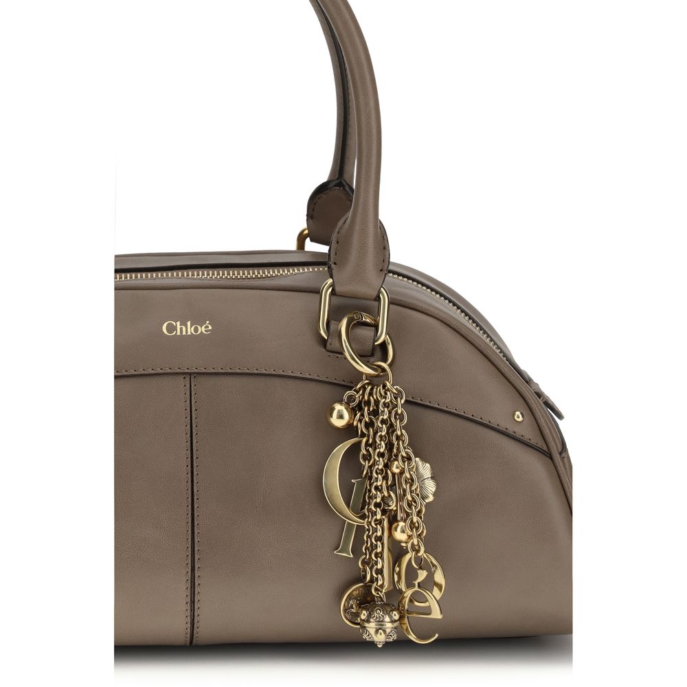 Chloé Gray Calf Leather Bos Taurus Handbag - Image 4