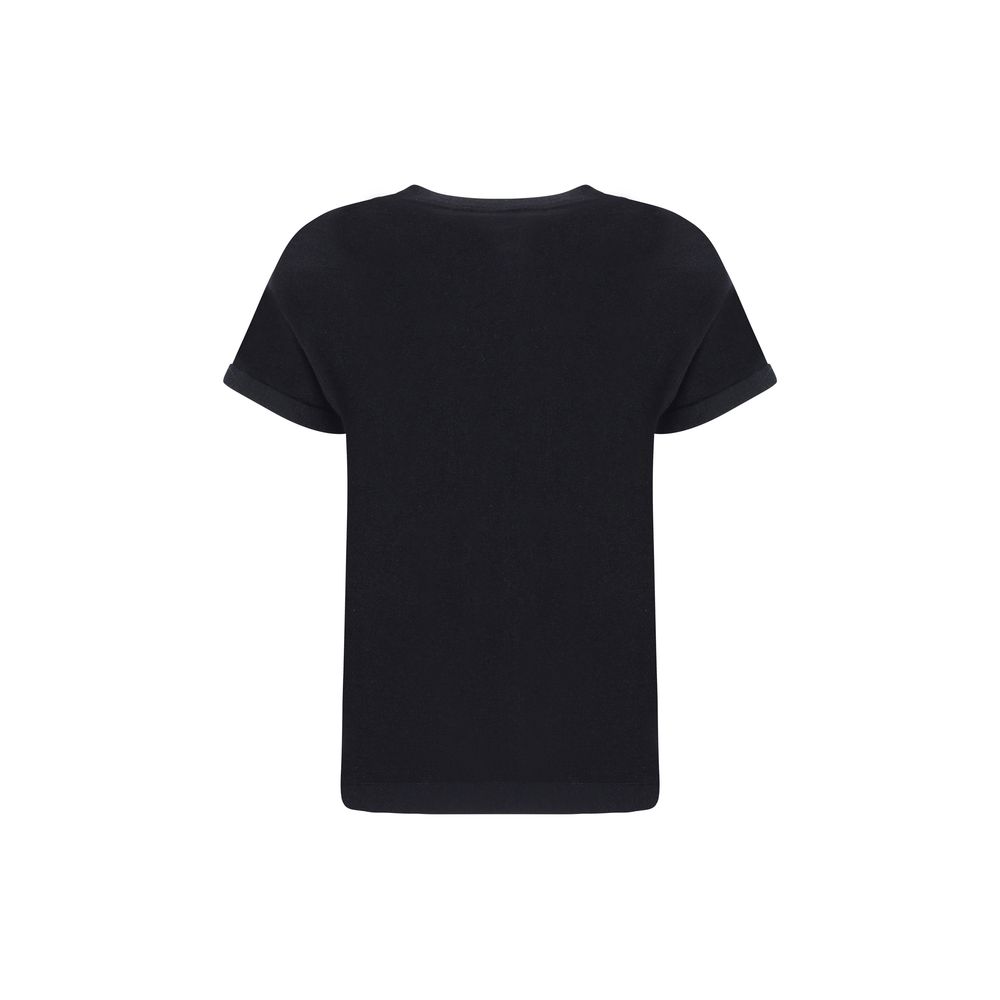 Brunello Cucinelli Black Nylon T-Shirt - Image 2