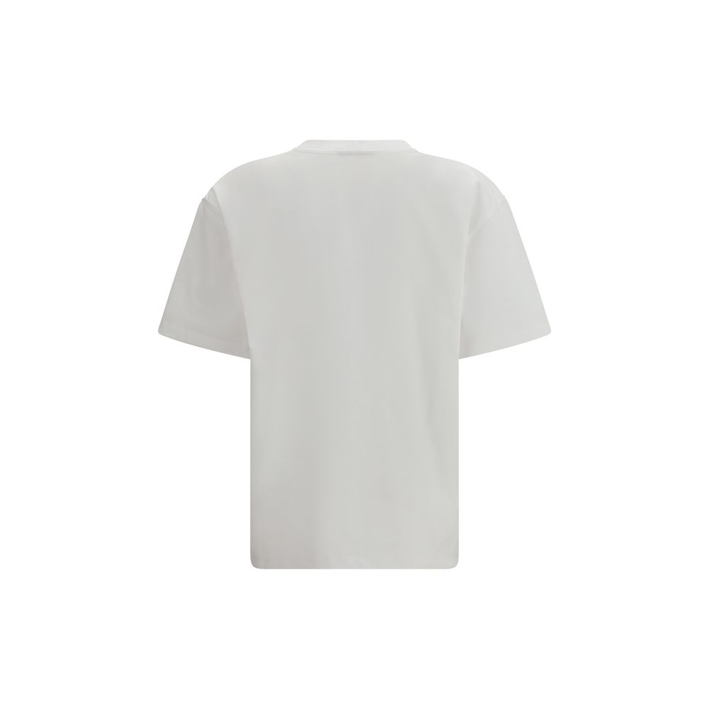 Ganni White Cotton T-Shirt - Image 2