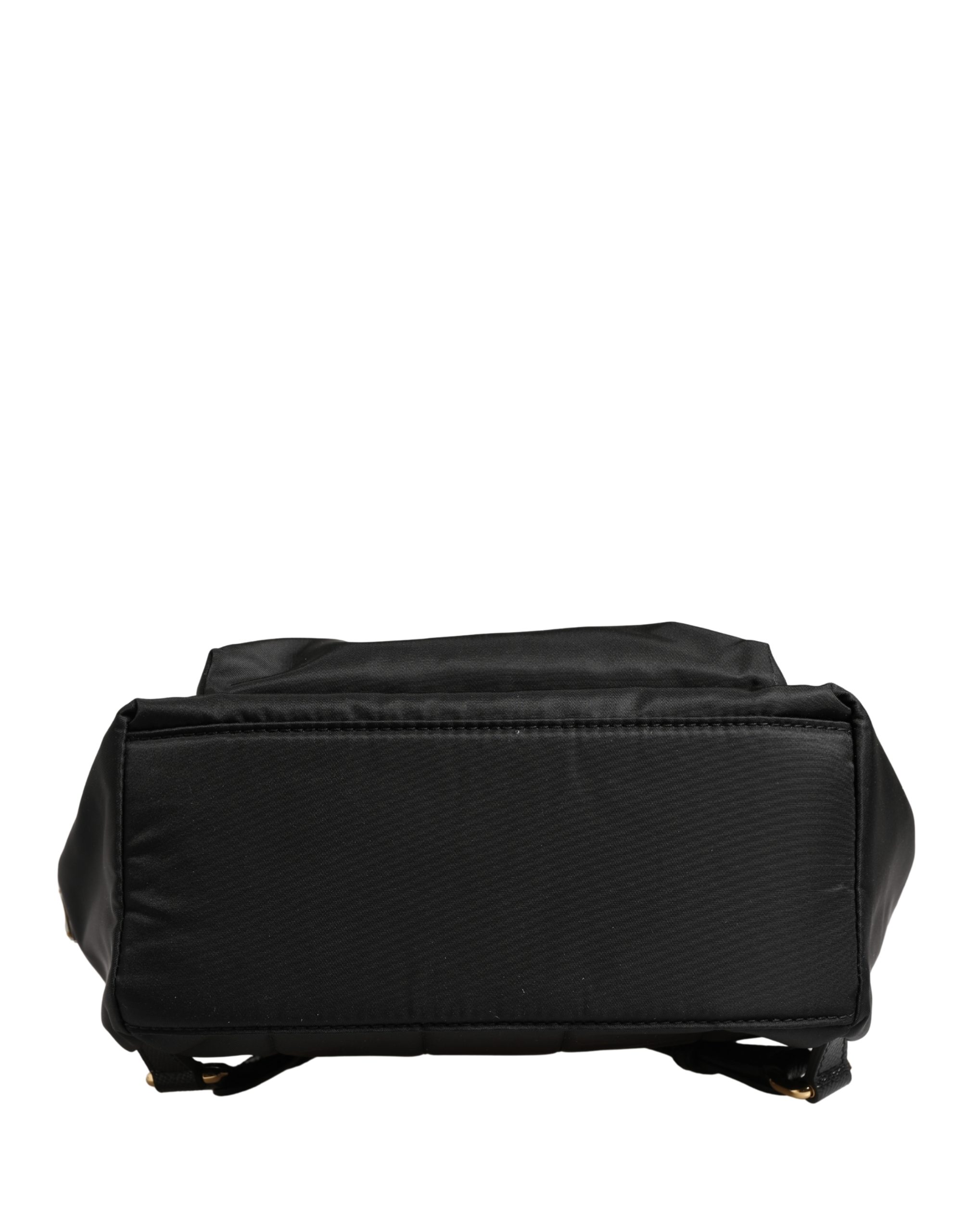 Dolce & Gabbana VULCANO Black Nylon #DGFAMILY Embellished Backpack Bag - Image 7