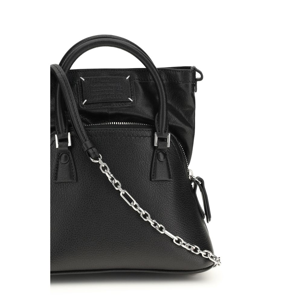 Maison Margiela Black Goatskin Handbag - Image 4