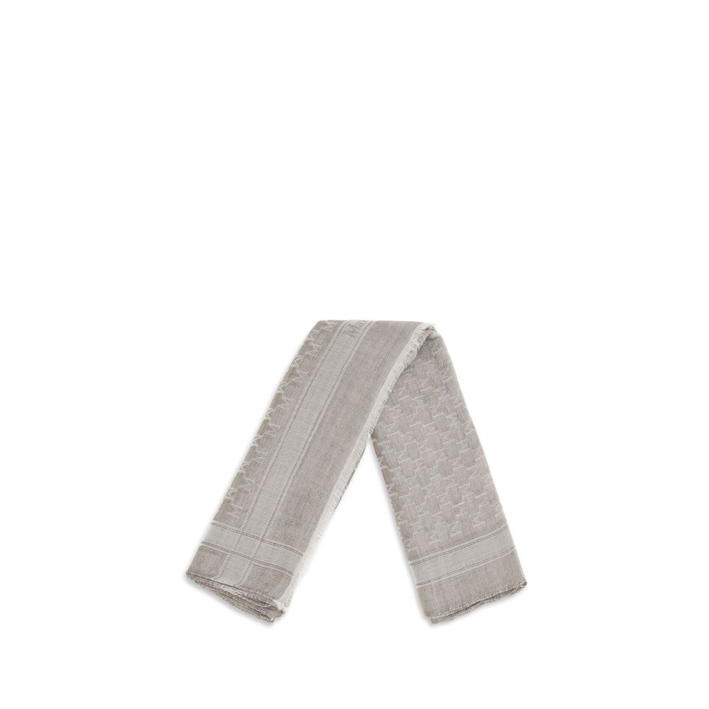 Max Mara Beige Lamb Ovis Aries Aries Scarf - Image 2