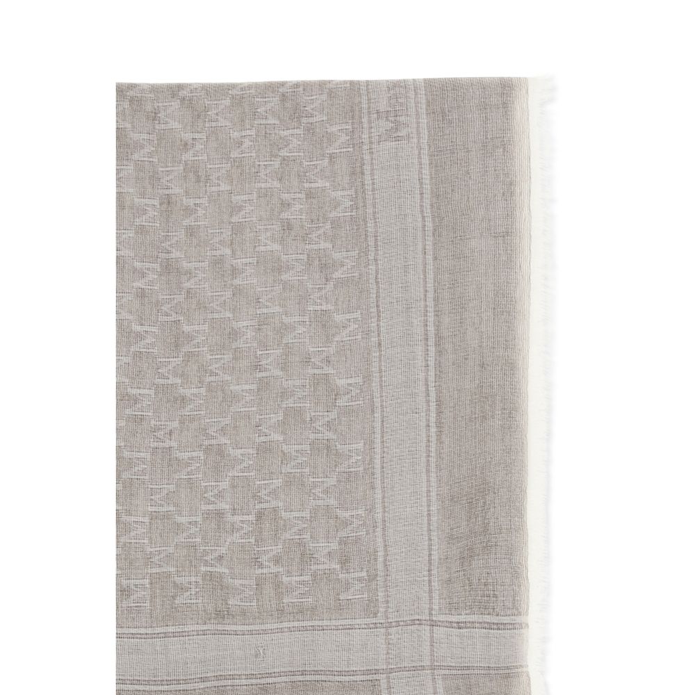 Max Mara Beige Lamb Ovis Aries Aries Scarf - Image 3