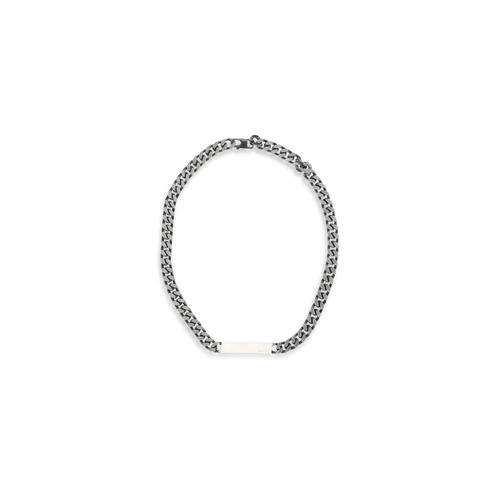 MM6 Silver Metal Necklace - Image 2