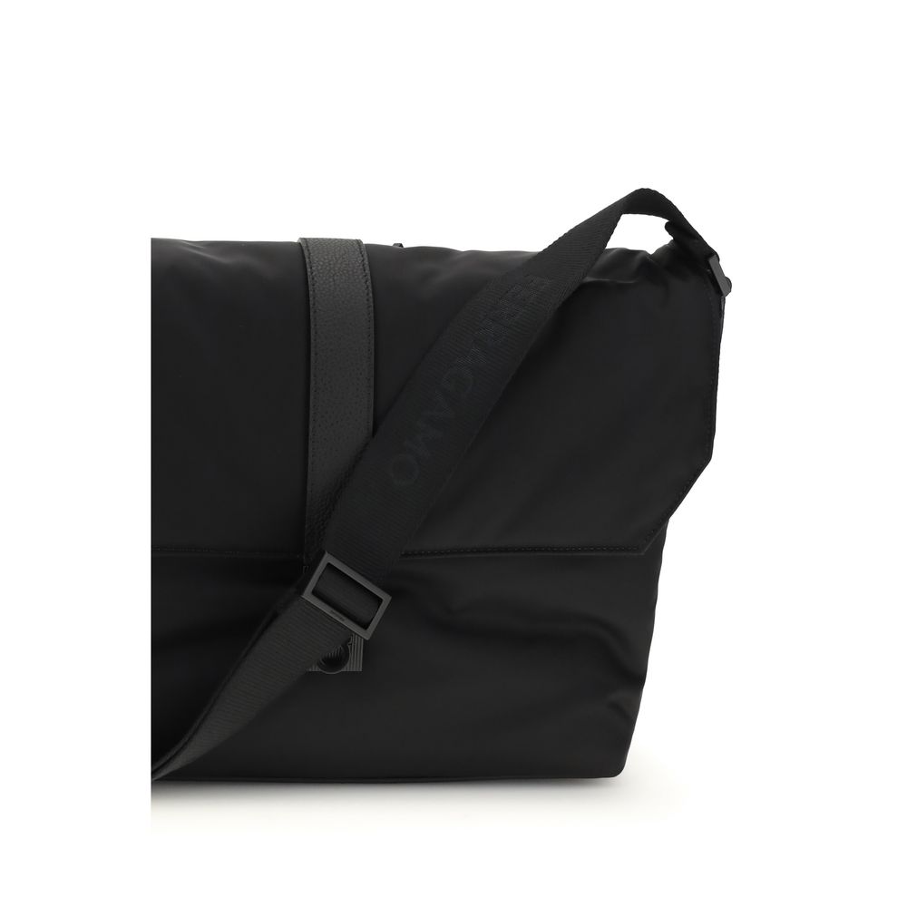 Ferragamo Black Nylon Shoulder Bag - Image 4