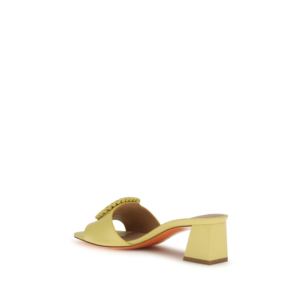 Santoni Bicolor Calf Leather Bos Taurus Sandals - Image 3