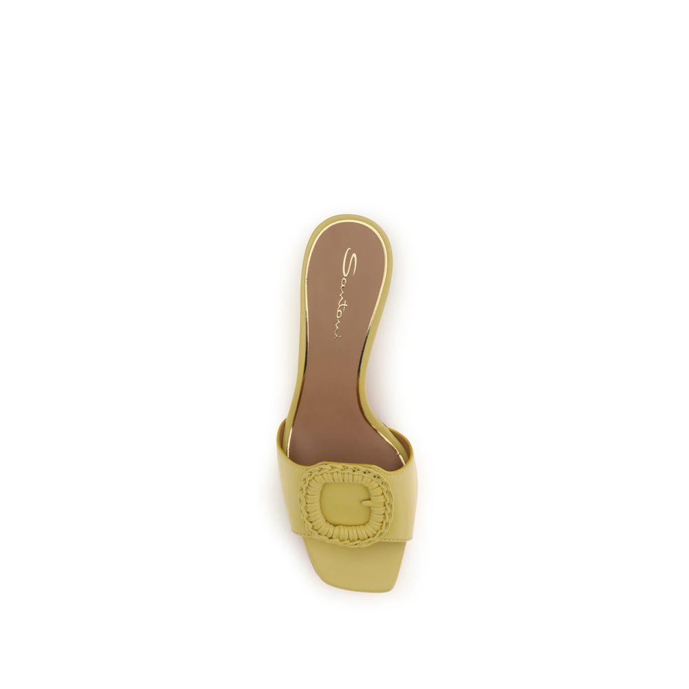 Santoni Bicolor Calf Leather Bos Taurus Sandals - Image 4