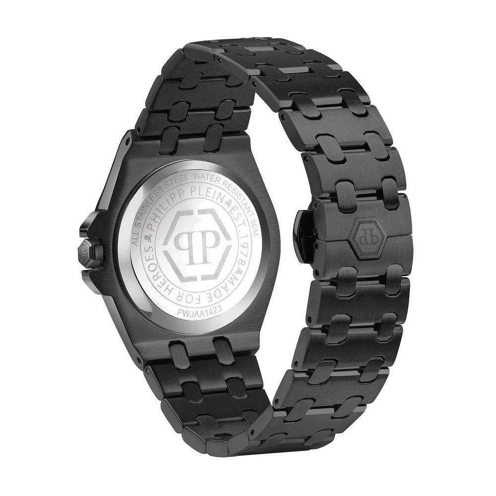 Philipp Plein Black Stainless Steel Dress Watch - Image 2