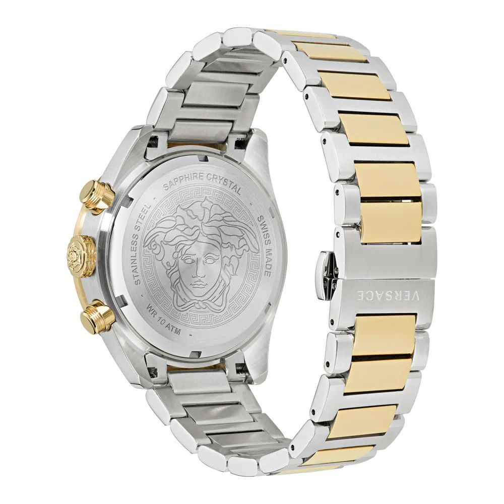 Versace Gray Stainless Steel Dress Watch - Image 2