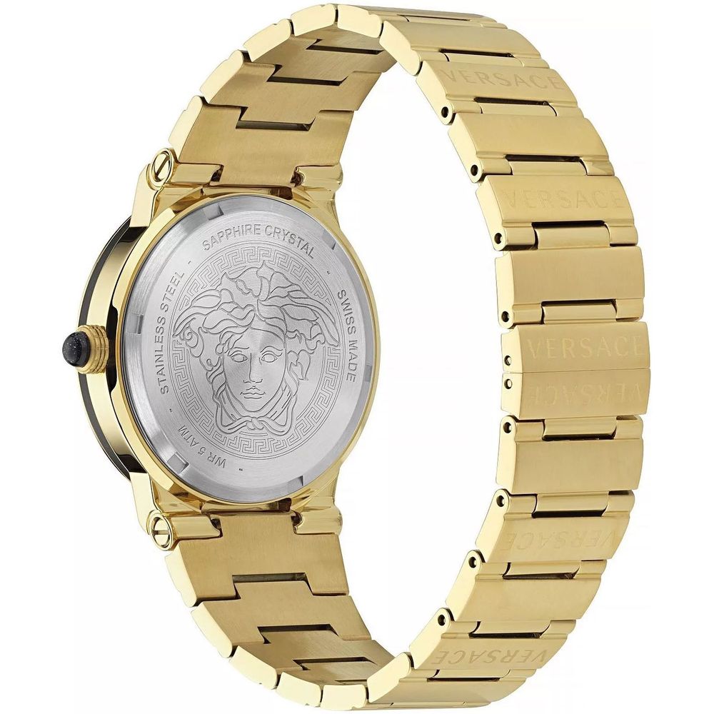 Versace Gold Stainless Steel Dress Watch - Image 2