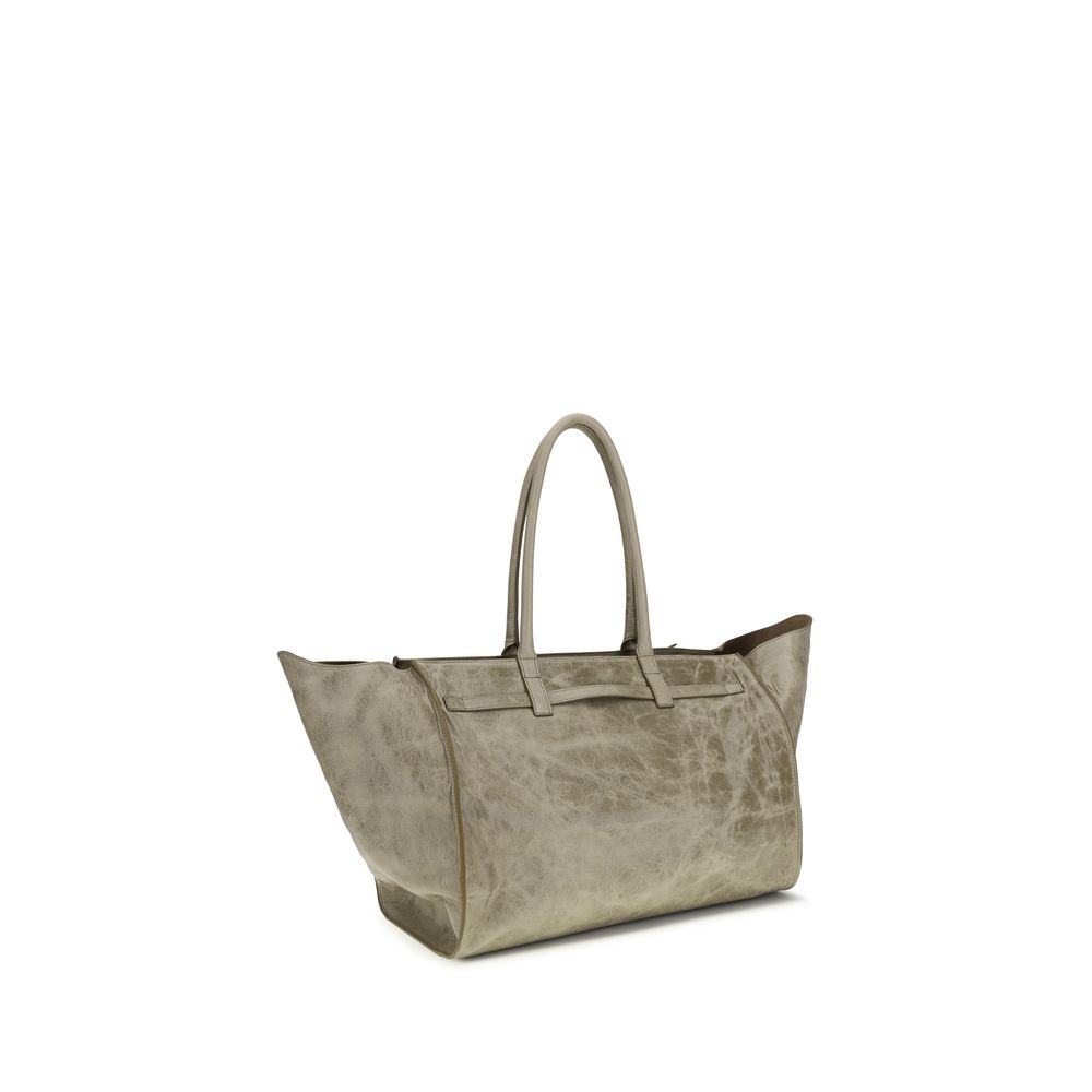 Benedetta Bruzziches Beige Calf Leather Bos Taurus Shoulder Bag - Image 3