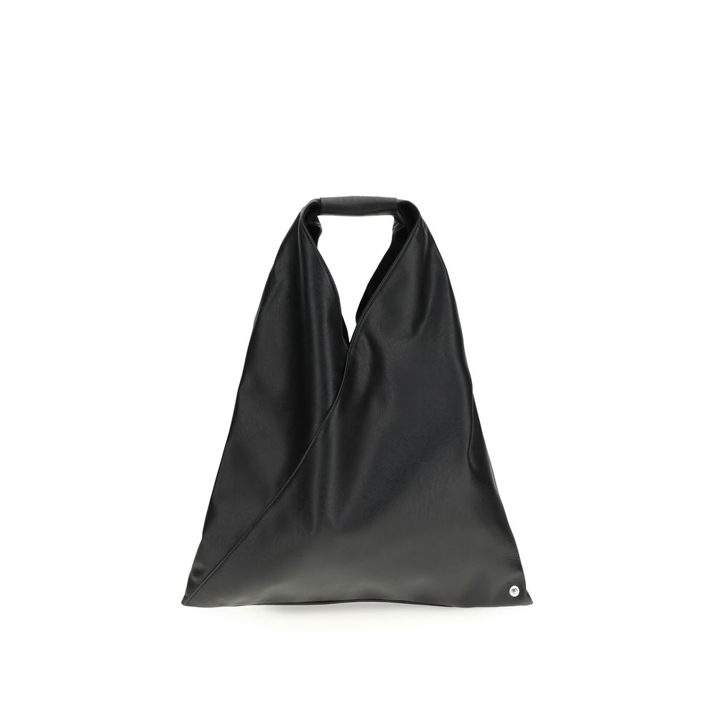 MM6 Black Polyethylene Handbag