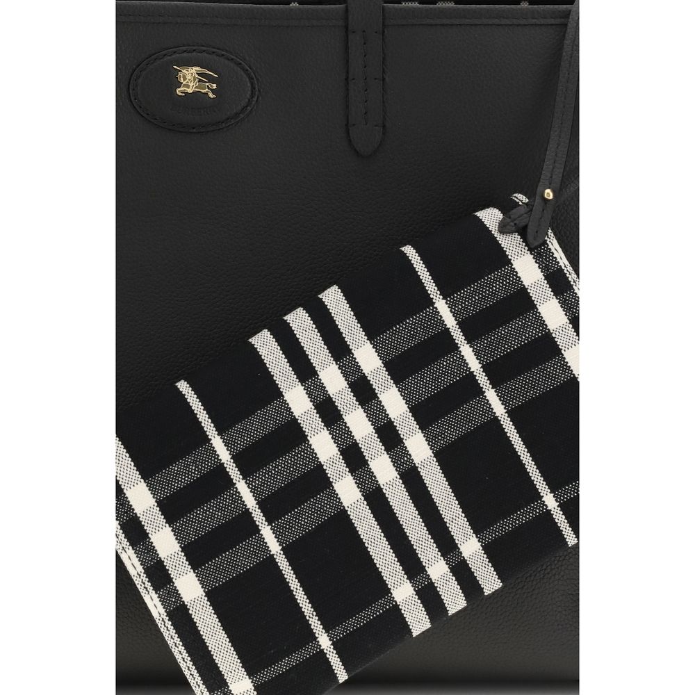Burberry Black Calf Leather Bos Taurus Shoulder Bag - Image 4