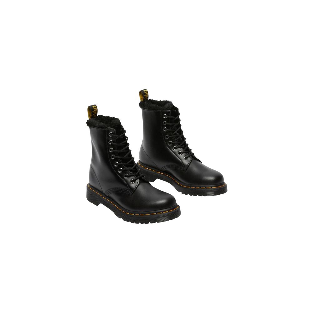 Dr. Martens Black Leather Lace-Up Boots - Image 3