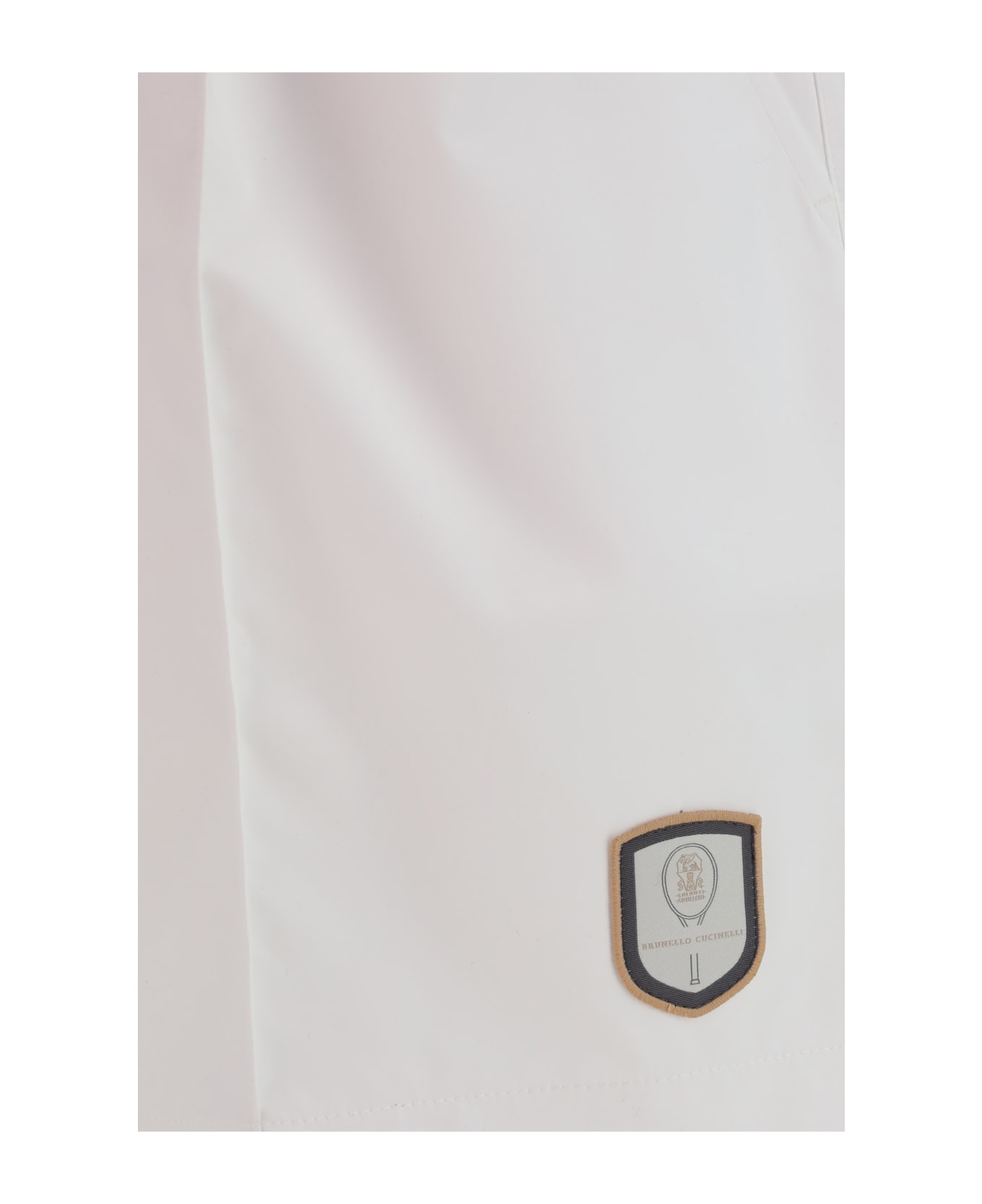 Brunello Cucinelli White Polyester Shorts - Image 3