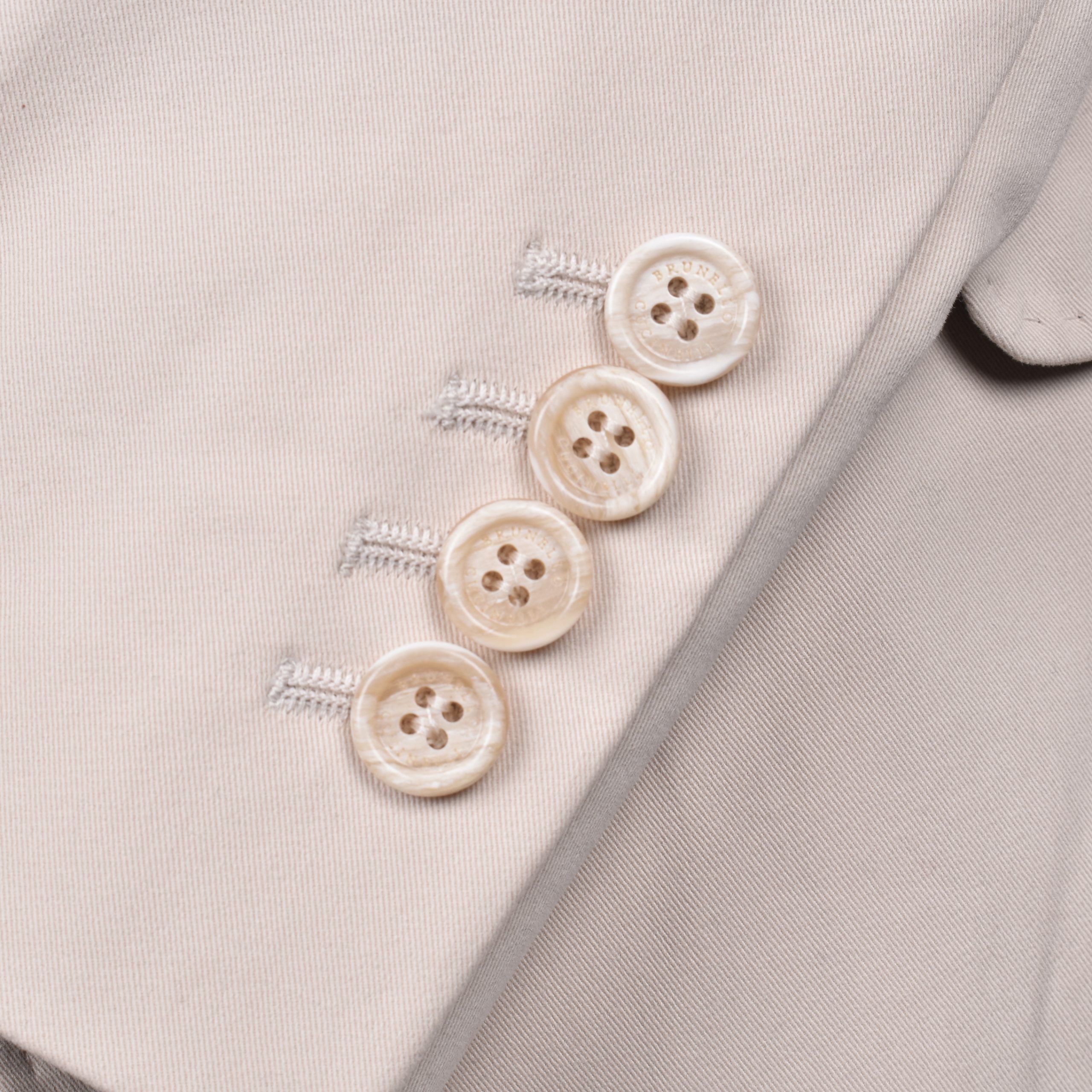 Brunello Cucinelli Beige Cotton Blazer - Image 4