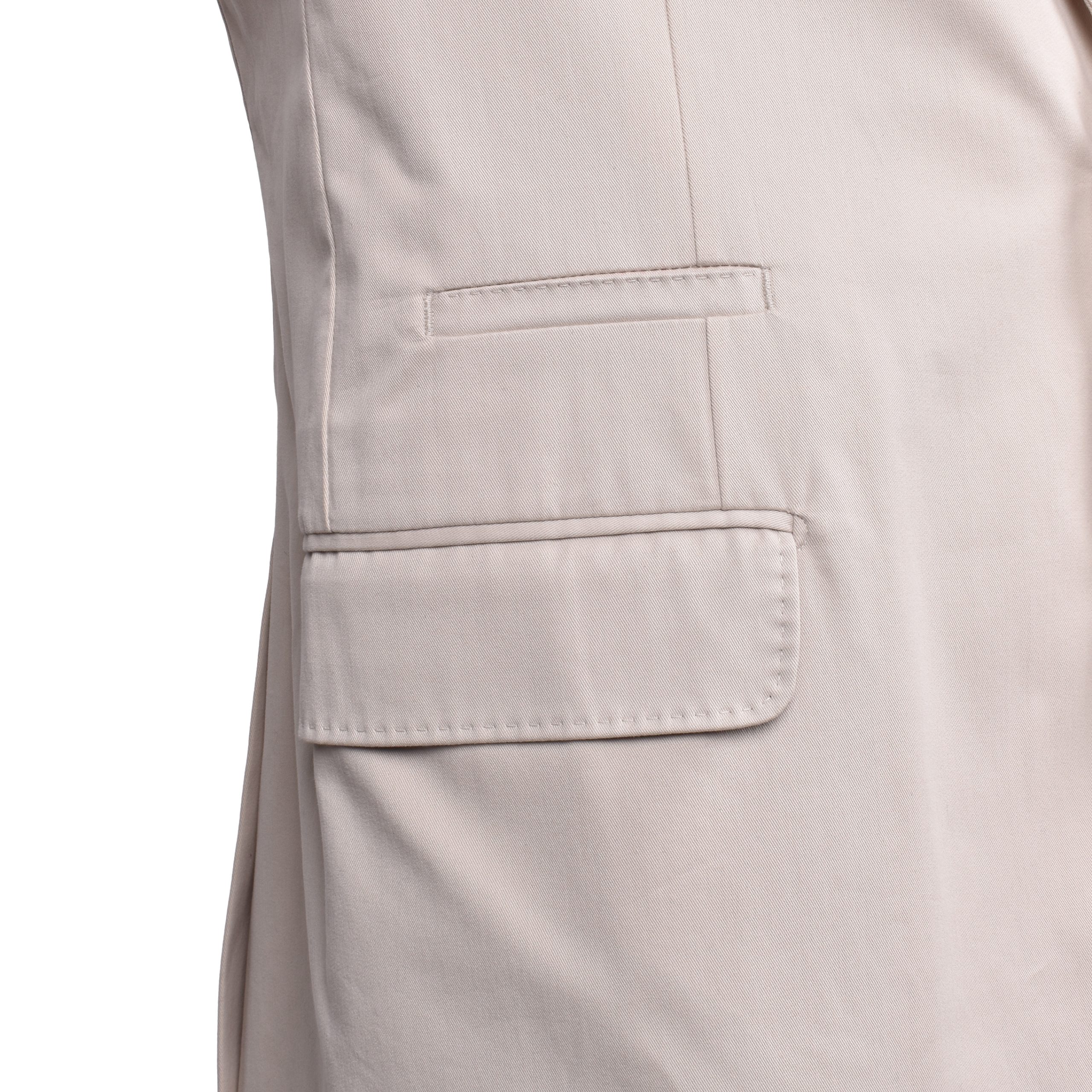Brunello Cucinelli Beige Cotton Blazer - Image 5