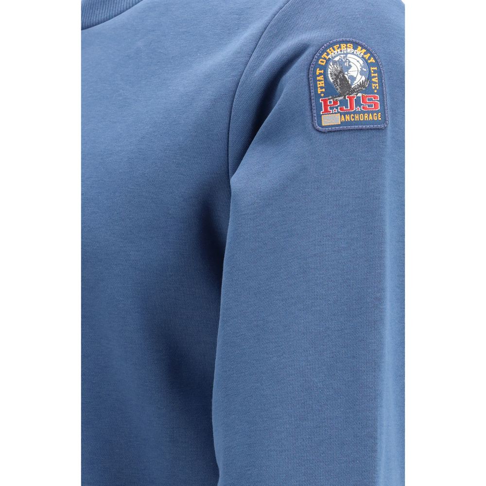 Parajumpers Blue Cotton Sweatshirt - Image 3