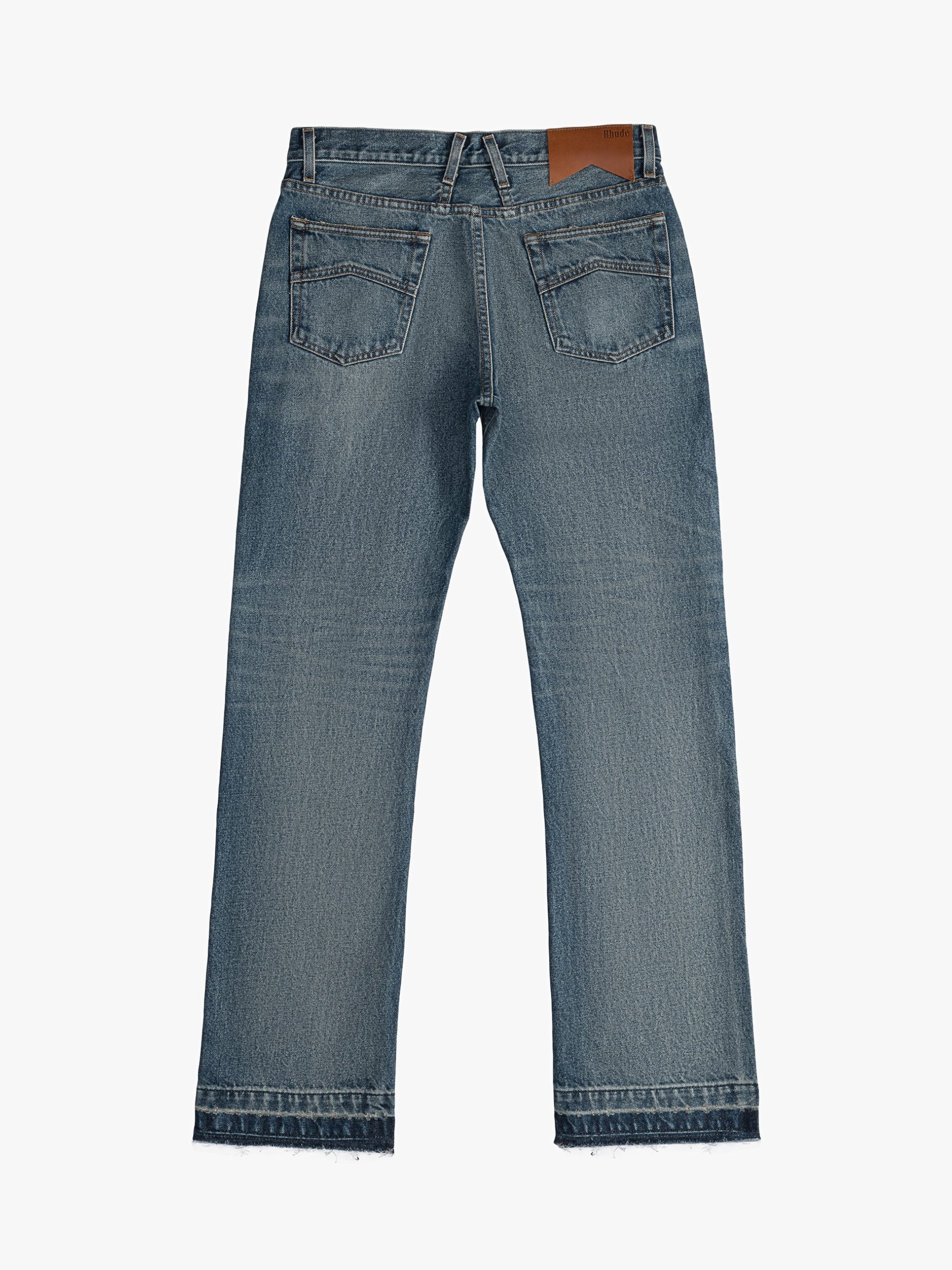 Rhude Blue Cotton Boyfriend Jeans - Image 2