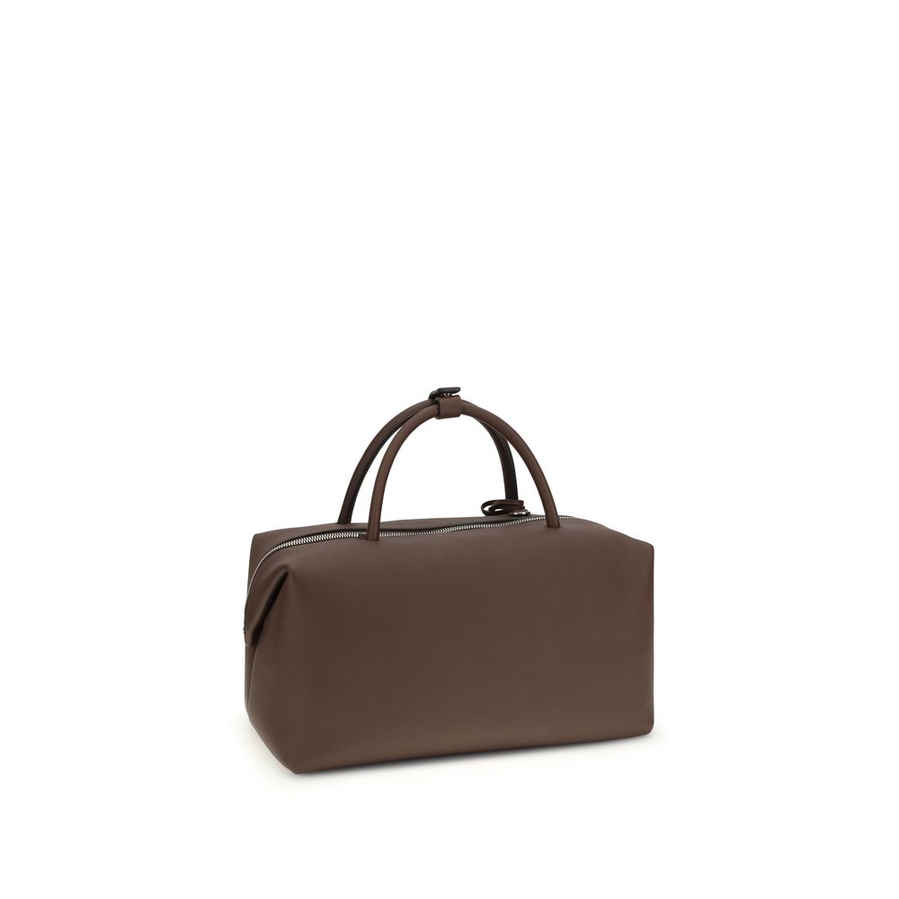 Max Mara Brown Calf Leather Bos Taurus Handbag - Image 3