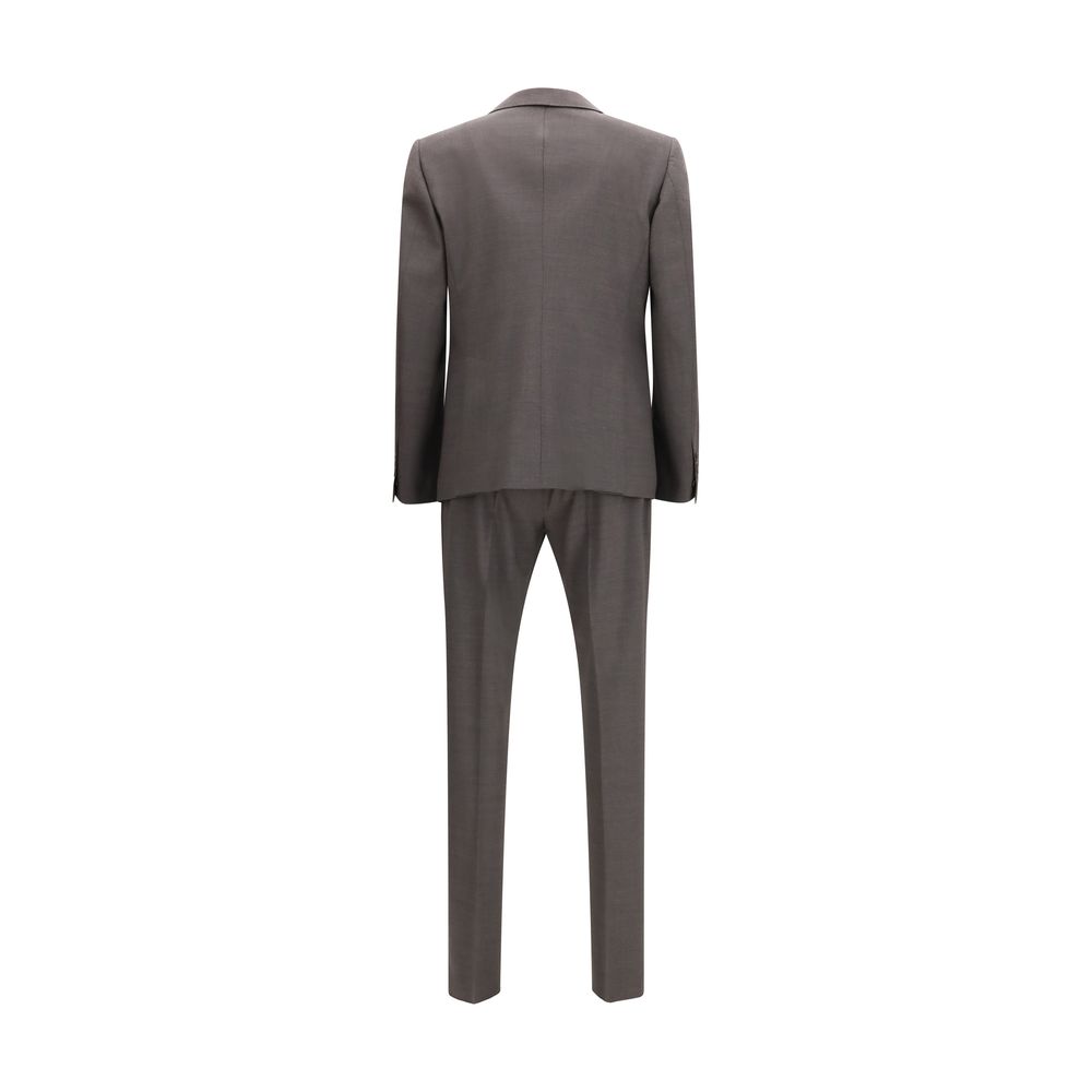 Dsquared² Gray Fleece Wool Two-Piece Suit - Image 2