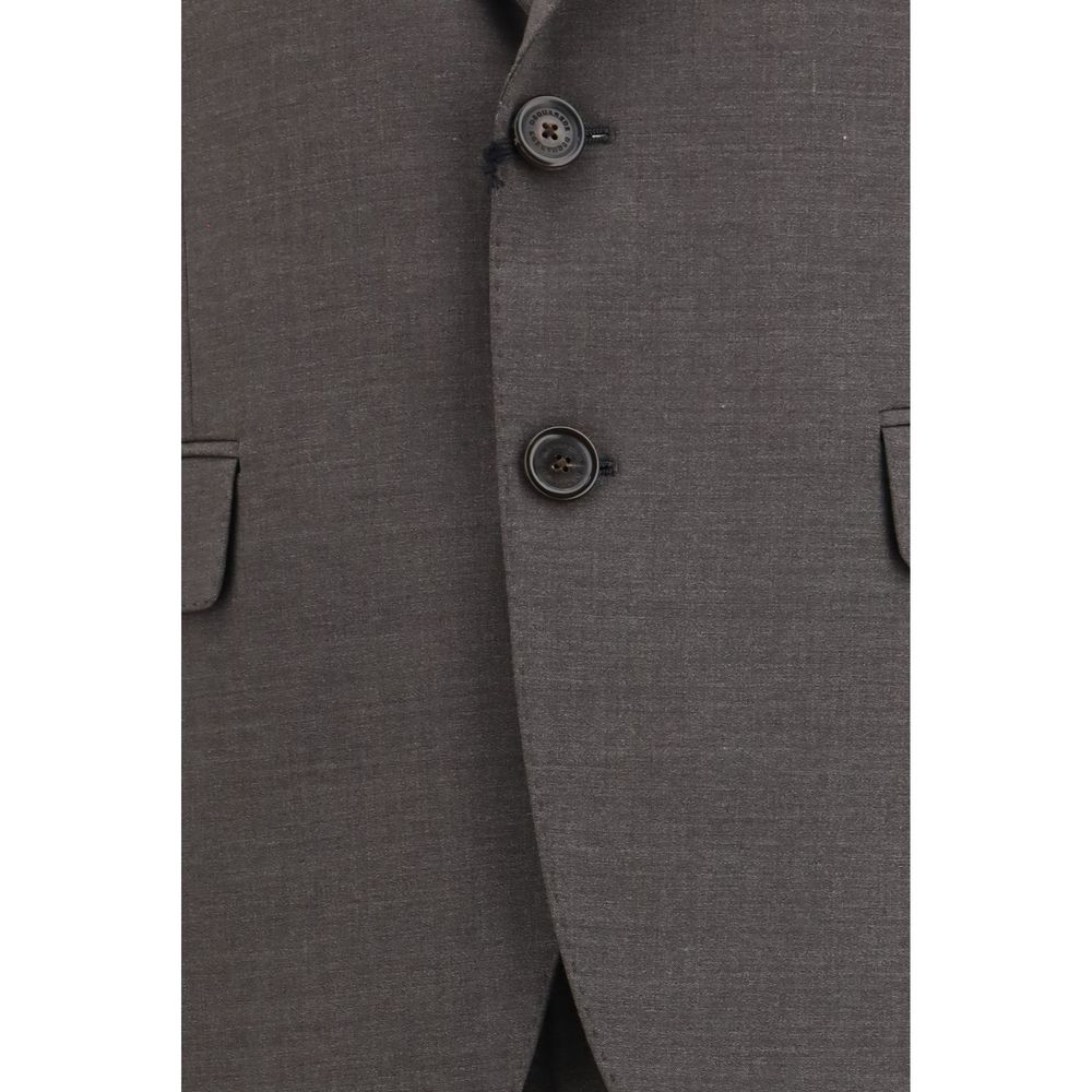 Dsquared² Gray Fleece Wool Two-Piece Suit - Image 3