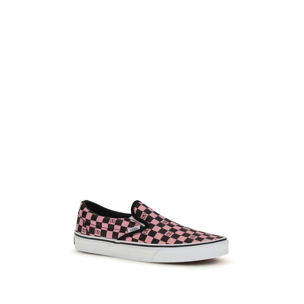 Valentino Garavani Multicolor Cotton Low Top Sneakers - Image 2