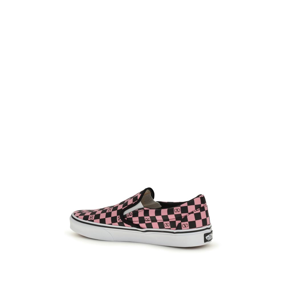 Valentino Garavani Multicolor Cotton Low Top Sneakers - Image 3