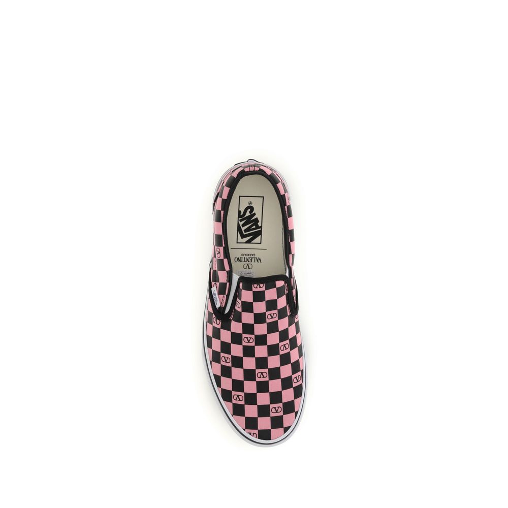 Valentino Garavani Multicolor Cotton Low Top Sneakers - Image 4