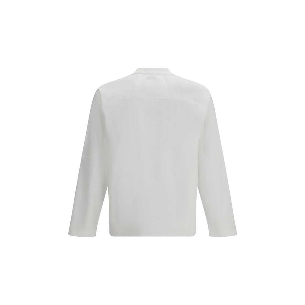 LAMINAR White Cotton Long Sleeve T-Shirt - Image 2