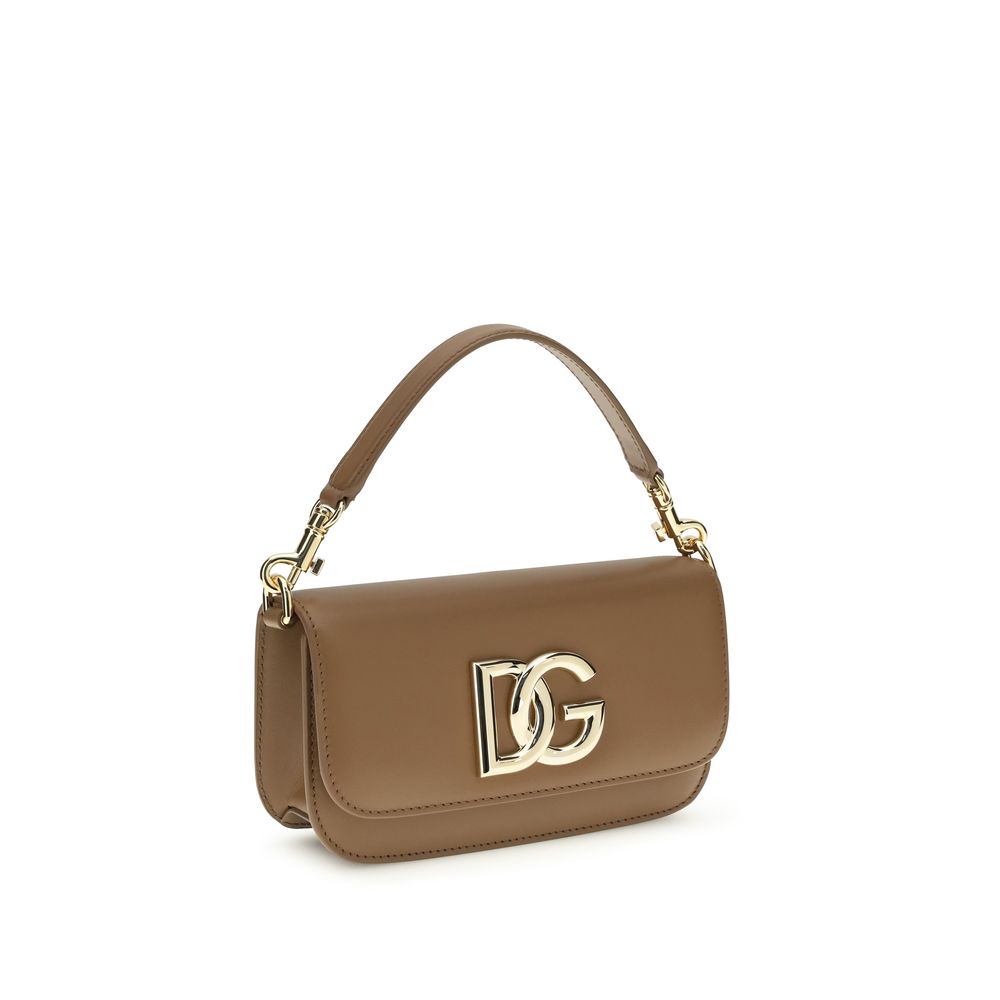 Dolce & Gabbana Brown Calf Leather Bos Taurus Handbag - Image 2